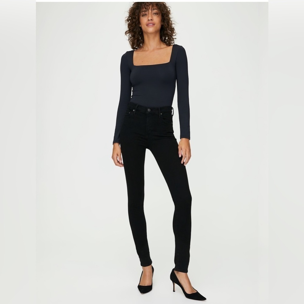 Citizens of Humanity Rocket High Rise Skinny Black Size 28